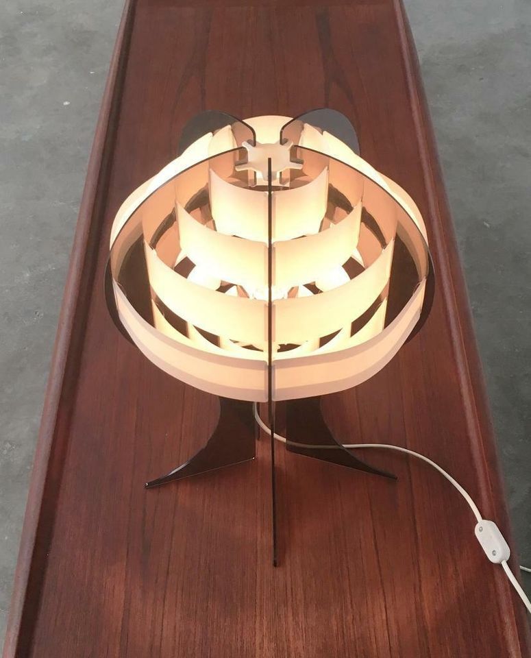 Space Age Brylle Jacobsen Table Lamp Tischleuchte Mid Century 60s in Hamburg