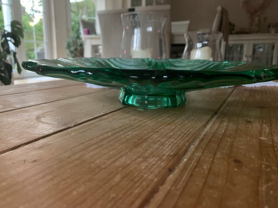 Tortenplatte Kuchenplatte Teller Küche Glas Porzellan Tisch in Wildeshausen