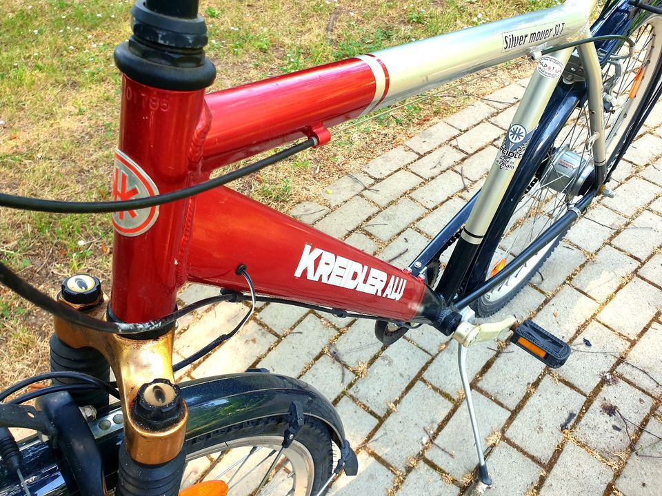 Kreidler Marken Fahrrad 28 Zoll Rh 55 City Stadt Alu Fahrrad rot in Merzig