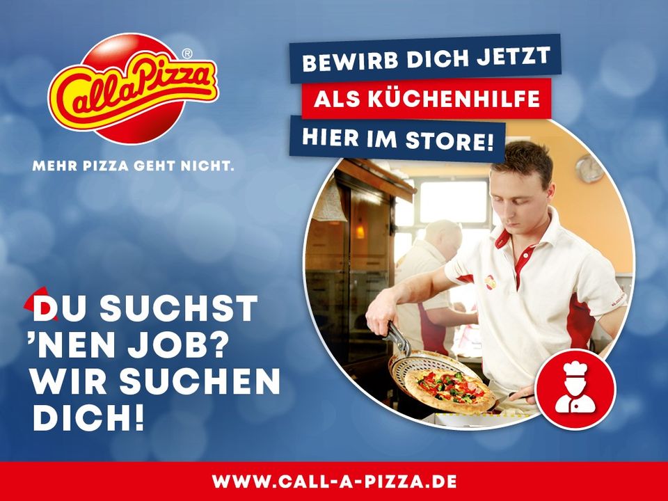 Call a Pizza Hennigsdorf sucht Küchenkräfte in Hennigsdorf