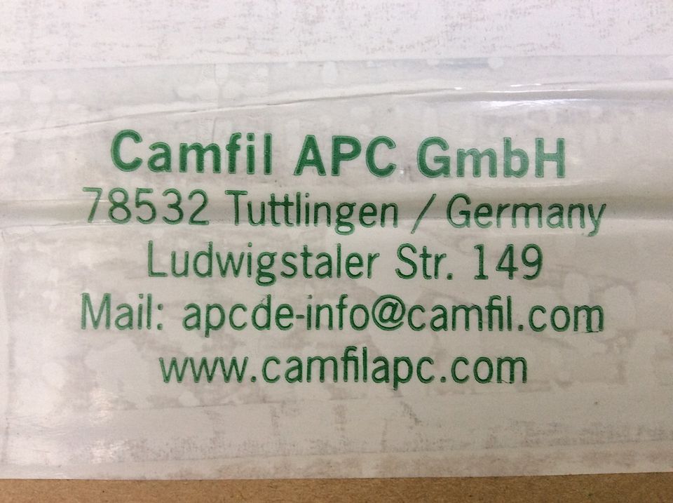 Camfil APC Filter, Kollektor SH6, Ionisator SH, Vorfilter SH-06 in Korschenbroich