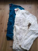 Bluse in Türkis/Creme - Gr. XXS/S von Edc by Esprit je Duisburg - Rheinhausen Vorschau