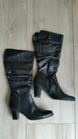 Neu: Lederstiefel Gr. 38 1/2 Damen Stiefel Winterstiefel Schuhe Bayern - Gerbrunn Vorschau