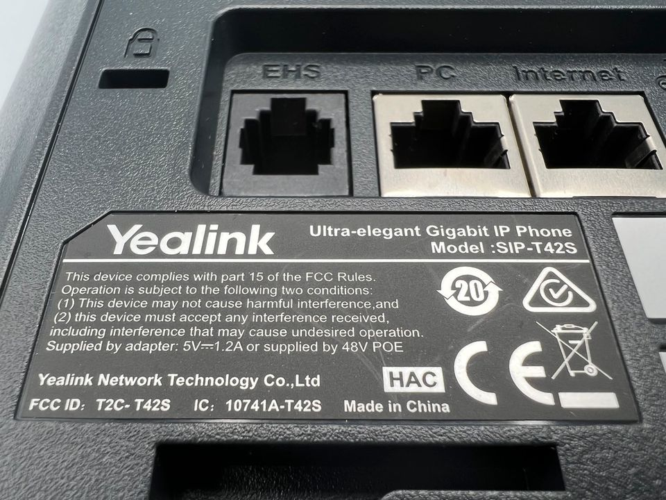 ⭐️ YEALINK® SIP-T42S Gigabit VoIP PoE Verbindung Telefon Büro ⭐️ in Oberursel (Taunus)