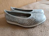 Ballerina Slippers Bama mit Ledereinlagen Größe 38 Silberfarbe Hannover - Vahrenwald-List Vorschau