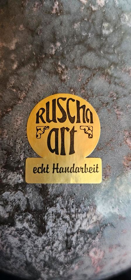 Vase Handarbeit und Handbemahlt Ruscha Art 70er in Unterschleißheim
