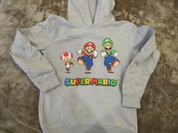 Pullover m. Kapuze grau "Super Mario" ca Gr. 152 Niedersachsen - Wrestedt Vorschau