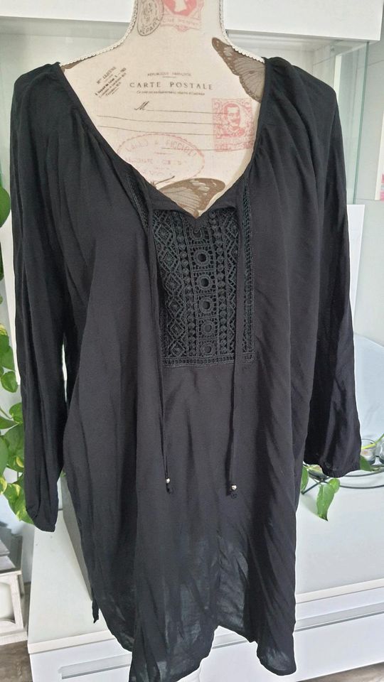 Schwarze Damen Bluse/Hemd/Tunika Größe 46 in Kleve