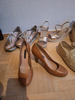 Riemchensndaletten Pumps Leder Gold beige schwarz Tamaris 36 37 Düsseldorf - Bilk Vorschau