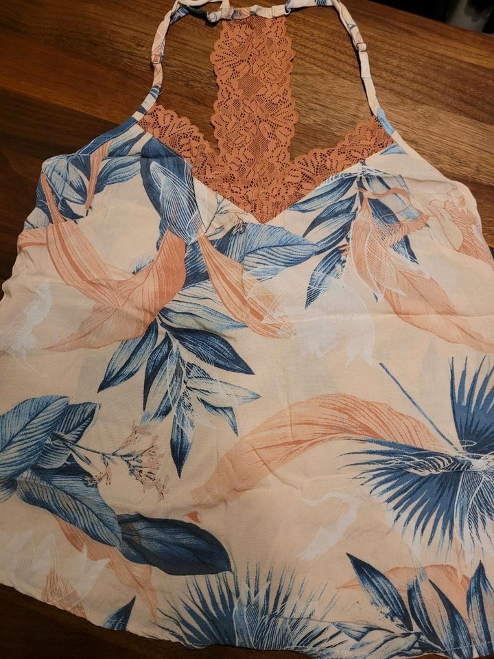 Neu Hunkemöller Nachtwäsche Shirt & Hose, Farbe tan Gr. S 36 in Schwandorf