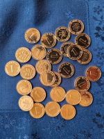 20 Stück 1 Pfennig Münzen vergoldet Baden-Württemberg - Filderstadt Vorschau