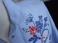 TOM TAILOR * süße BLUSE zu Jeans blau weiß * floral gestickt 38 Nordrhein-Westfalen - Warendorf Vorschau