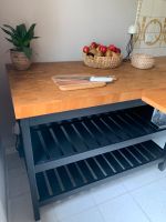 IKEA VADHOLMA  Kücheninsel, schwarz/Eiche, 126x79x90 cm Dresden - Blasewitz Vorschau