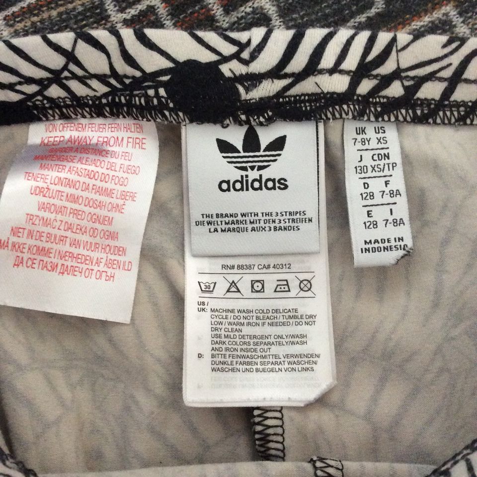 adidas Originals Girls' Zebra Print Leggings in Lübeck