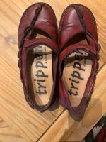 Trippen Schuhe getragen Größe 37 Weinrot Sachsen-Anhalt - Zeitz Vorschau