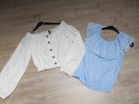 2 x H&M Bluse Carmen hellblau Gr. 152 und Divided Gr. XS TOP Baden-Württemberg - Nußloch Vorschau