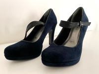 Tamaris Riemchen-Pumps Gr. 36 Samt blau Niedersachsen - Lüneburg Vorschau