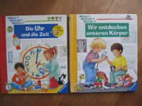 2x Wieso Weshalb Warum Buch Uhr u Zeit Wir entdecken uns. Körper Baden-Württemberg - Rastatt Vorschau