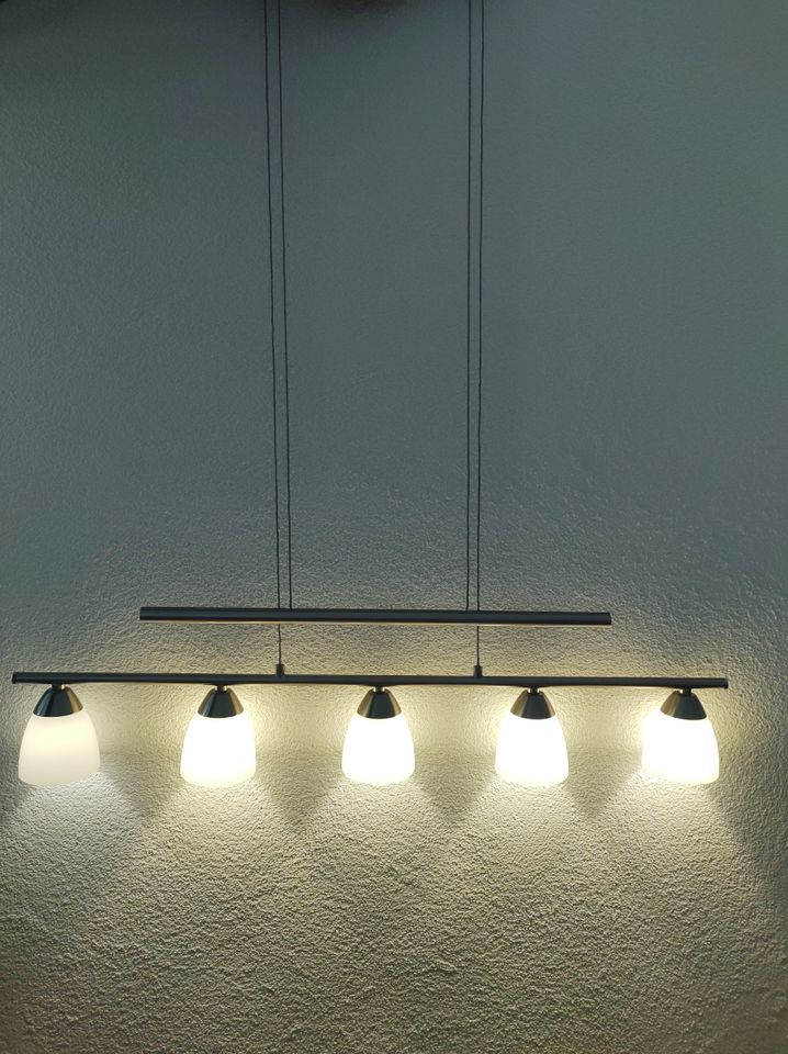 Esszimmerlampe - Höhenverstellbare LED Pendelleuchte (Stahl) in Schwäbisch Gmünd
