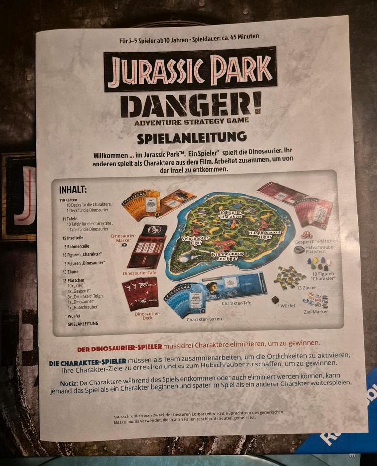 Brettspiel Jurassic Park in Eppendorf