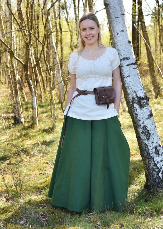 Mittelalter Kurzarm-Bluse Aren, natur ab 23€* in Osterholz-Scharmbeck