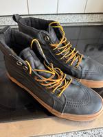 Leder Vans 46, schwarz, top Zustand Hessen - Bensheim Vorschau