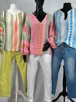 NEU Damen Baumwolle Bluse gewebte Stoff Neon Azteken Boho Vintage Rheinland-Pfalz - Mainz Vorschau