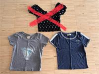 Hollister Crop Tops, Gr. XS, blau & grau Nordrhein-Westfalen - Telgte Vorschau