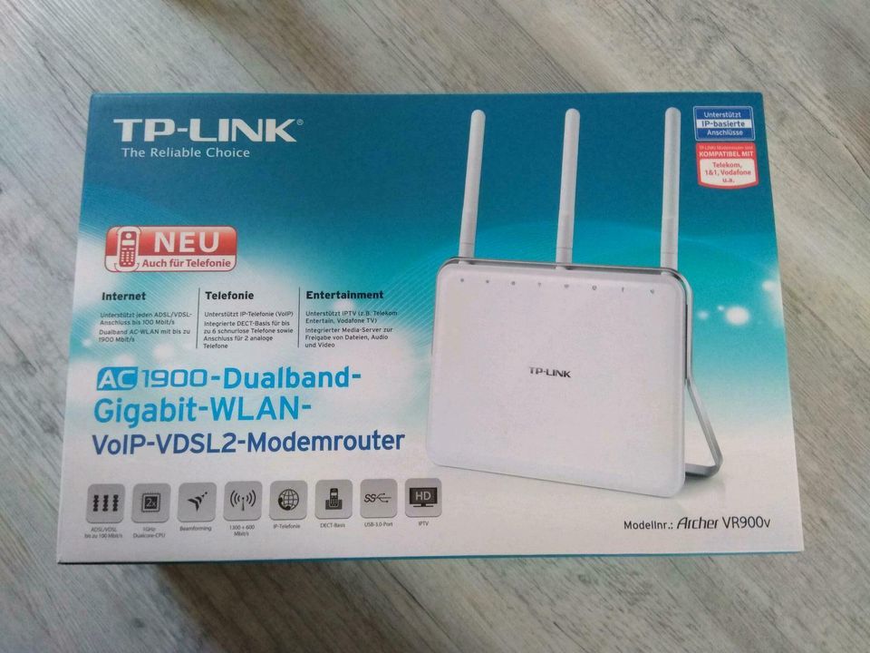 TP Link WLAN Router AC 1900 Dualband in Hungen