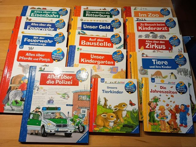 Ravensburger Bücher "Wieso Weshalb Warum", 13 Stück in Augsburg