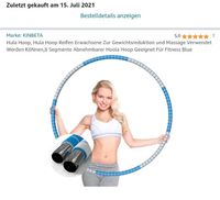 Hula hoop reifen 91cm Durchmesser NEU Fitness Niedersachsen - Schwanewede Vorschau