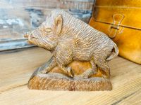 Holzfigur geschnitzt, Wildschwein, Jagd, Wandbild Niedersachsen - Wolfsburg Vorschau