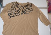 Langarmshirt beige mit Druck Gr. 54 von sieh an, neuwertig Hessen - Ortenberg Vorschau