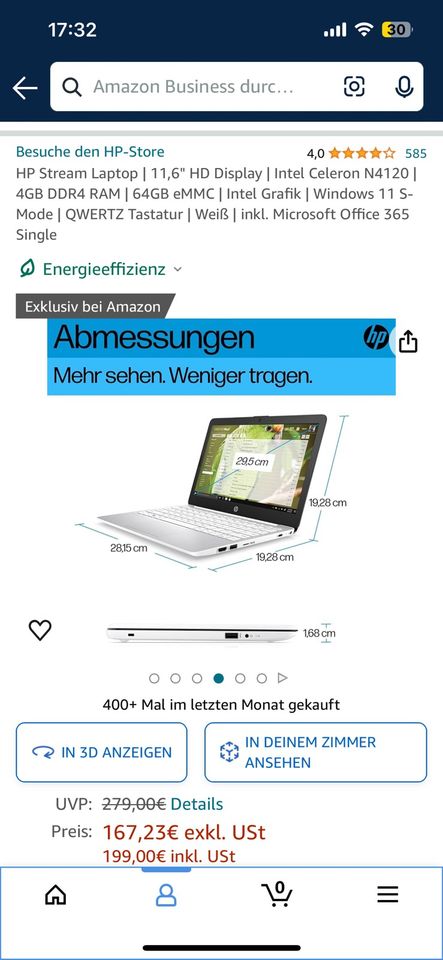 HP Stream Laptop in Mannheim