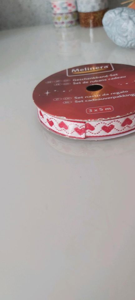 Bastelbedarf Floristik Schleifenband Tape Weihnachten Herbst Pake in Everswinkel
