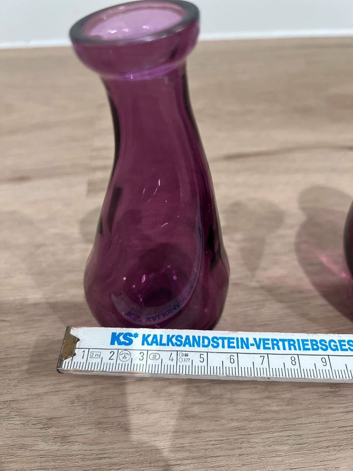 IKEA Glasvase Vase Set lila Flieder Beere in Semmenstedt