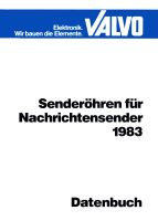 Senderöhren für Nachrichtensender Valvo 1983 Mecklenburg-Vorpommern - Schönwalde (Vorpommern) Vorschau