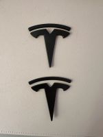 Tesla Emblem für Tesla Auto - Mattschwarz - schutzkappe Hessen - Neu-Isenburg Vorschau