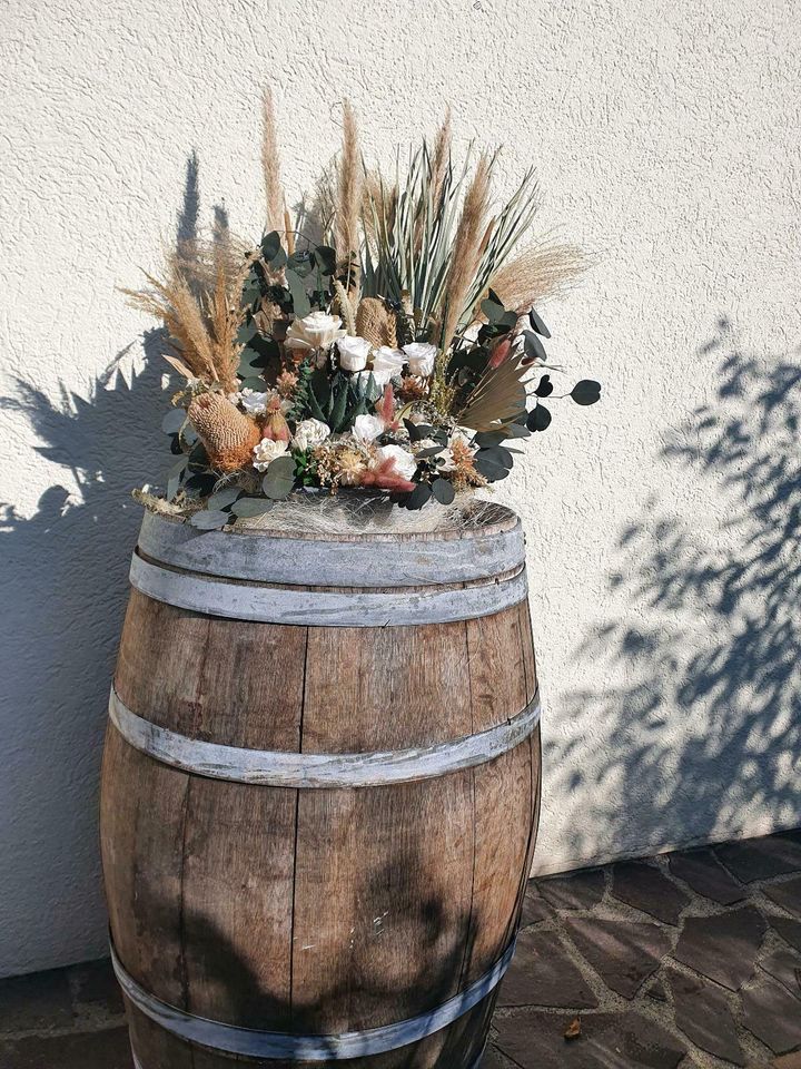 Trockenblumengestecke für Hochzeit Feier mieten in Lechbruck