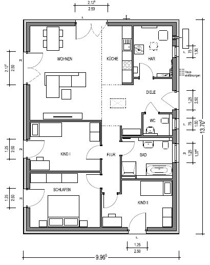 Neu errichteter Bungalow zum kleinen Preis! Ideal als Alterssitz oder für eine kleine Familie. in Bad Dueben