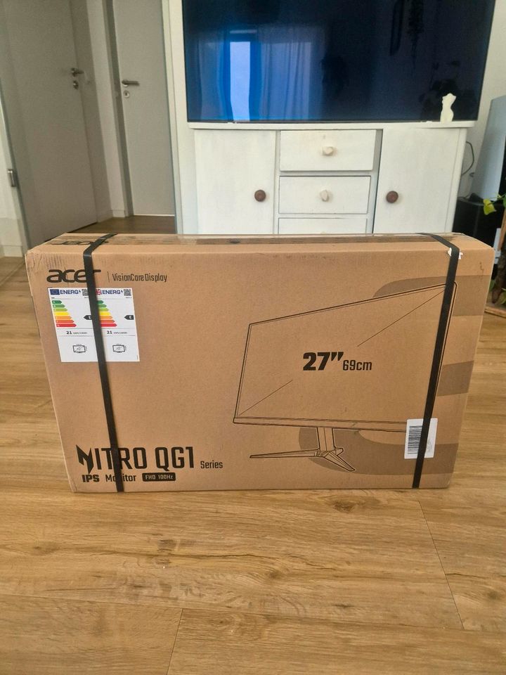 Monitor Acer Nitro QG1 27" Zoll Full HD 100Hz Gaming Home Office in Osnabrück