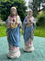 Jesus & Maria Porzellanfigur - Heiliges Herz - seltenes Fundstück Hessen - Mörlenbach Vorschau