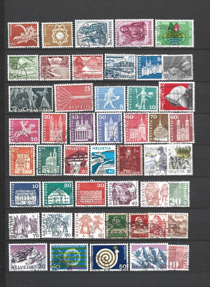 Briefmarken  Schweiz in Norderstedt