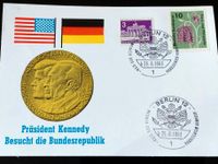 Kennedy in Deutschland,Berlin 1963, Postkarte,Ersttagsbrief Marke Hessen - Büttelborn Vorschau