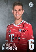 JOSHUA KIMMICH handsign. Autogrammkarte FC Bayern FCB 2022 2023 Nordrhein-Westfalen - Engelskirchen Vorschau