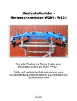 Mercedes W201 / W124 Hinterachse - neu Kostenkalkulator Bayern - Aichach Vorschau