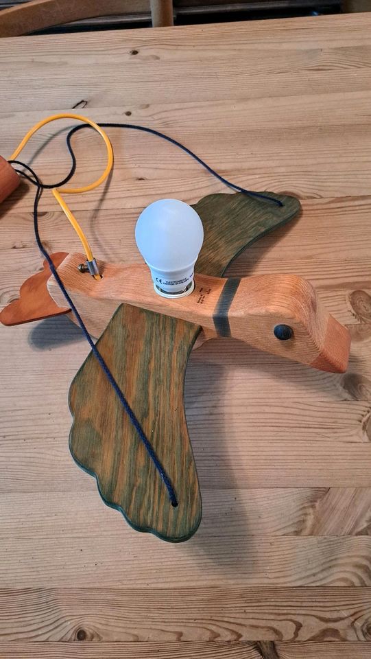 Deckenlampe, Kinderzimmer, Holz, Ente in Sülfeld