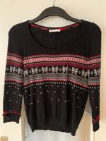 Damen Pullover schwarz rot von PROMOD Gr. S Stuttgart - Botnang Vorschau