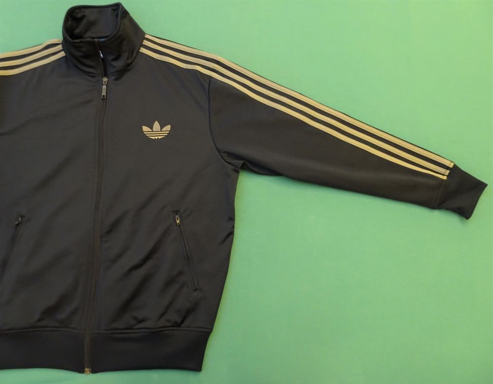 wie NEU seltene ADIDAS Jacke Firebird in Blau Grau Gr. M bis L in Berlin