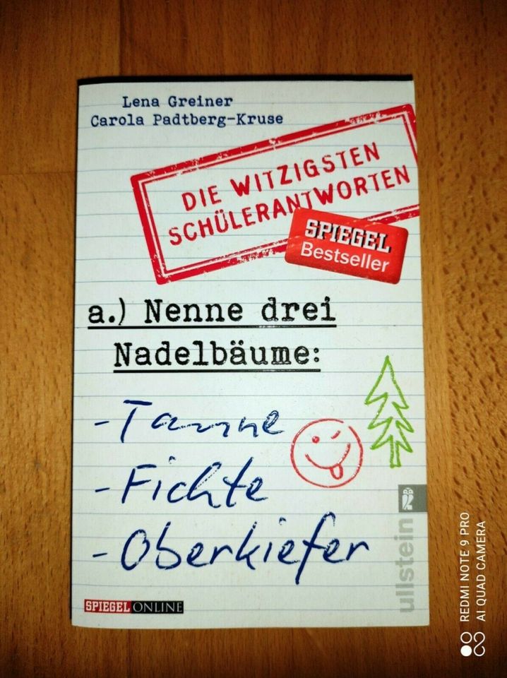 Die witzigsten Schülerantworten Buch Nenne drei Nadelbäume.... in München